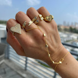 Puff Heart Hand chain