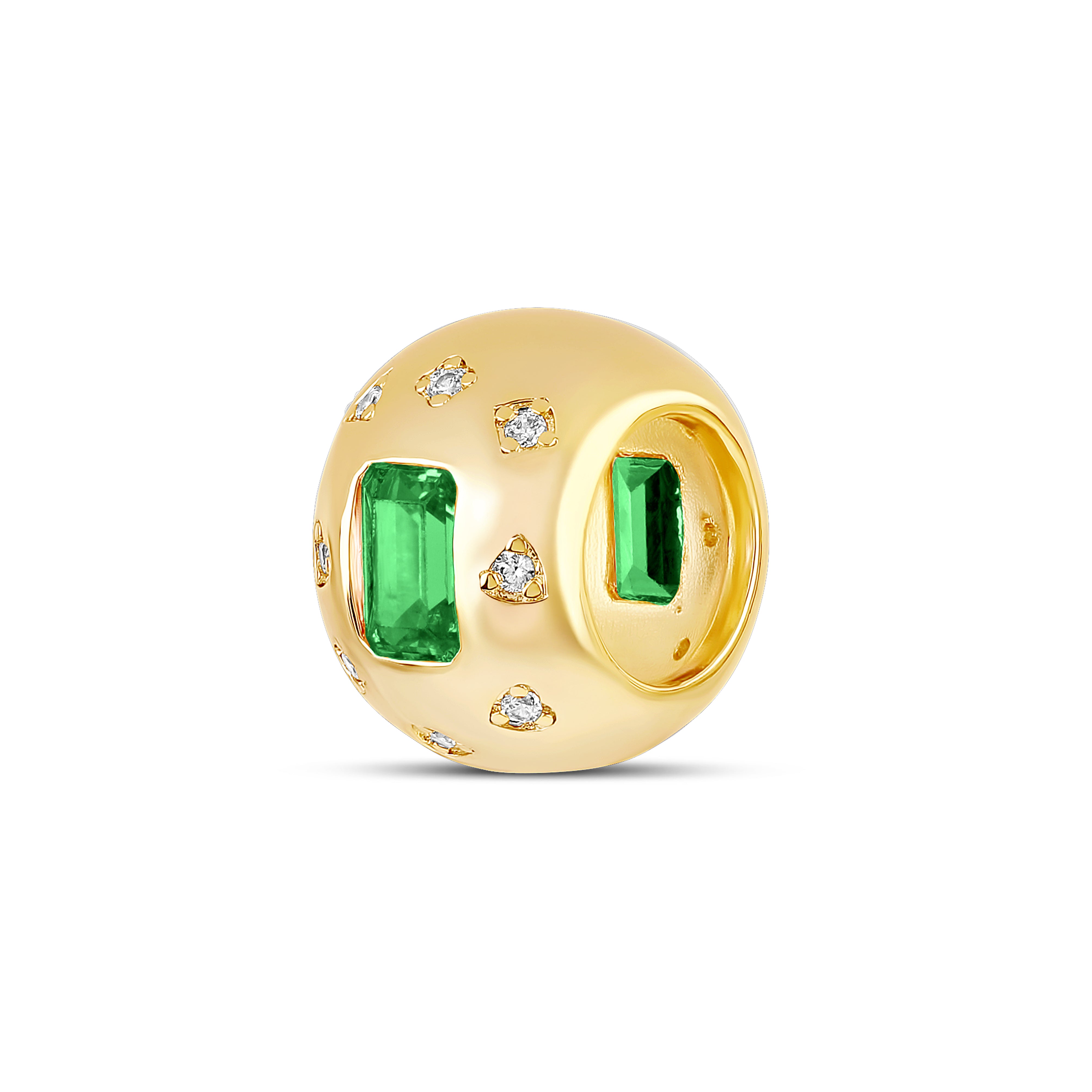 Center Stone Spacer Charm