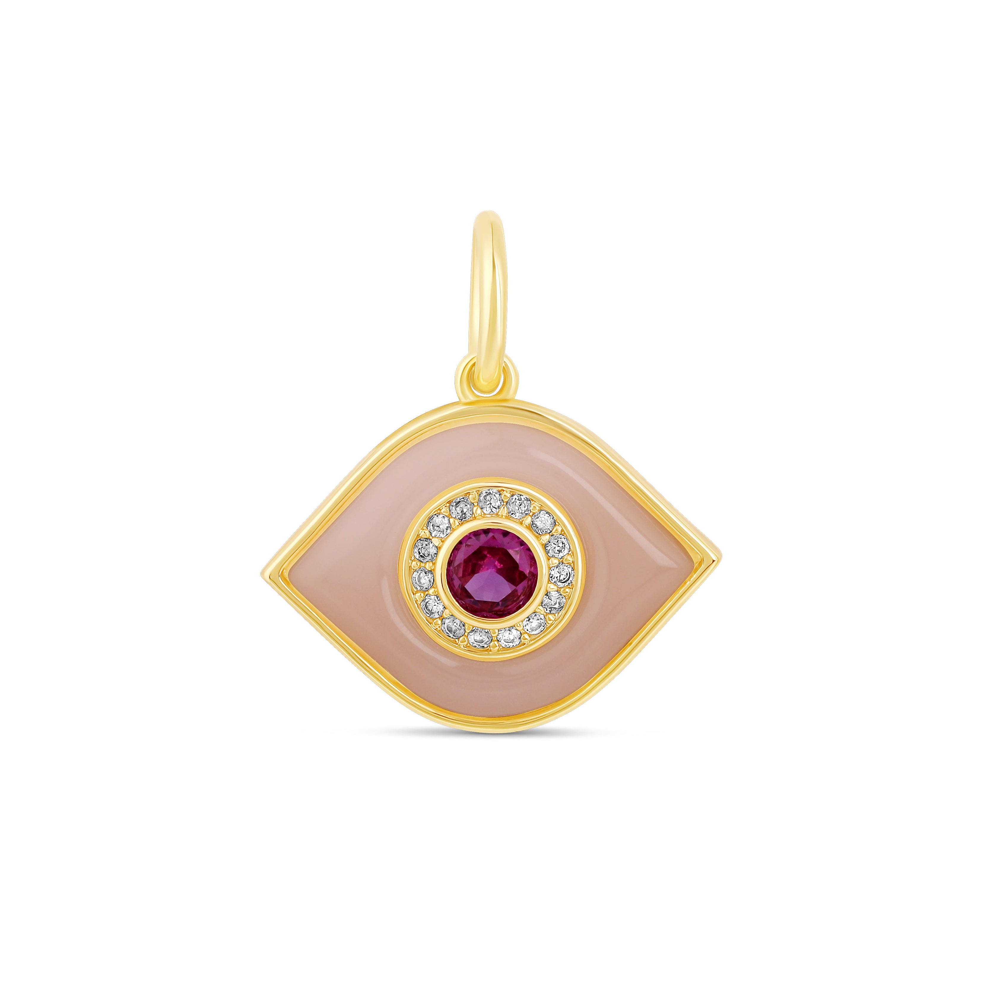Stone Evil Eye Charm