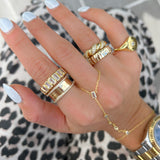 Baguette Hand Chain