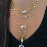 Lobster Clasp Paperclip Necklace