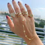 Puff Heart Hand chain