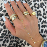 Baguette Hand Chain