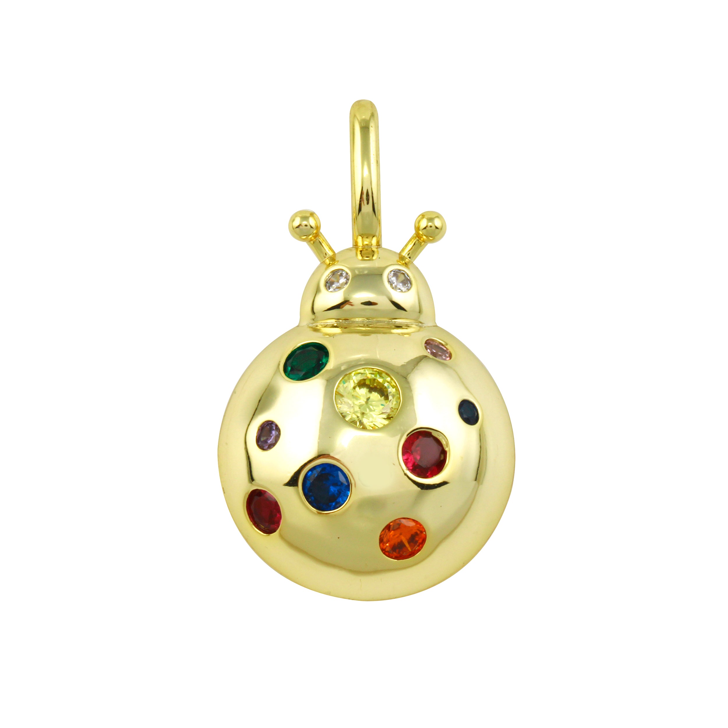 Rainbow Ladybug Charm JTG Jewelry