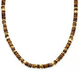 Tiger Eye Pukka Necklace