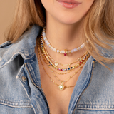Clear Opal Pukka Necklace