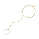 Diamond Bezel  Bar Hand Chain