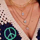 Diamond Heart Charm