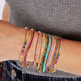 Full Turquoise Tennis Bracelet