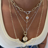 Lobster Clasp Paperclip Necklace