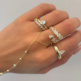 Pear Luxe Stack Ring