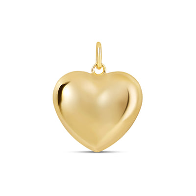 Jumbo Puff Heart Charm