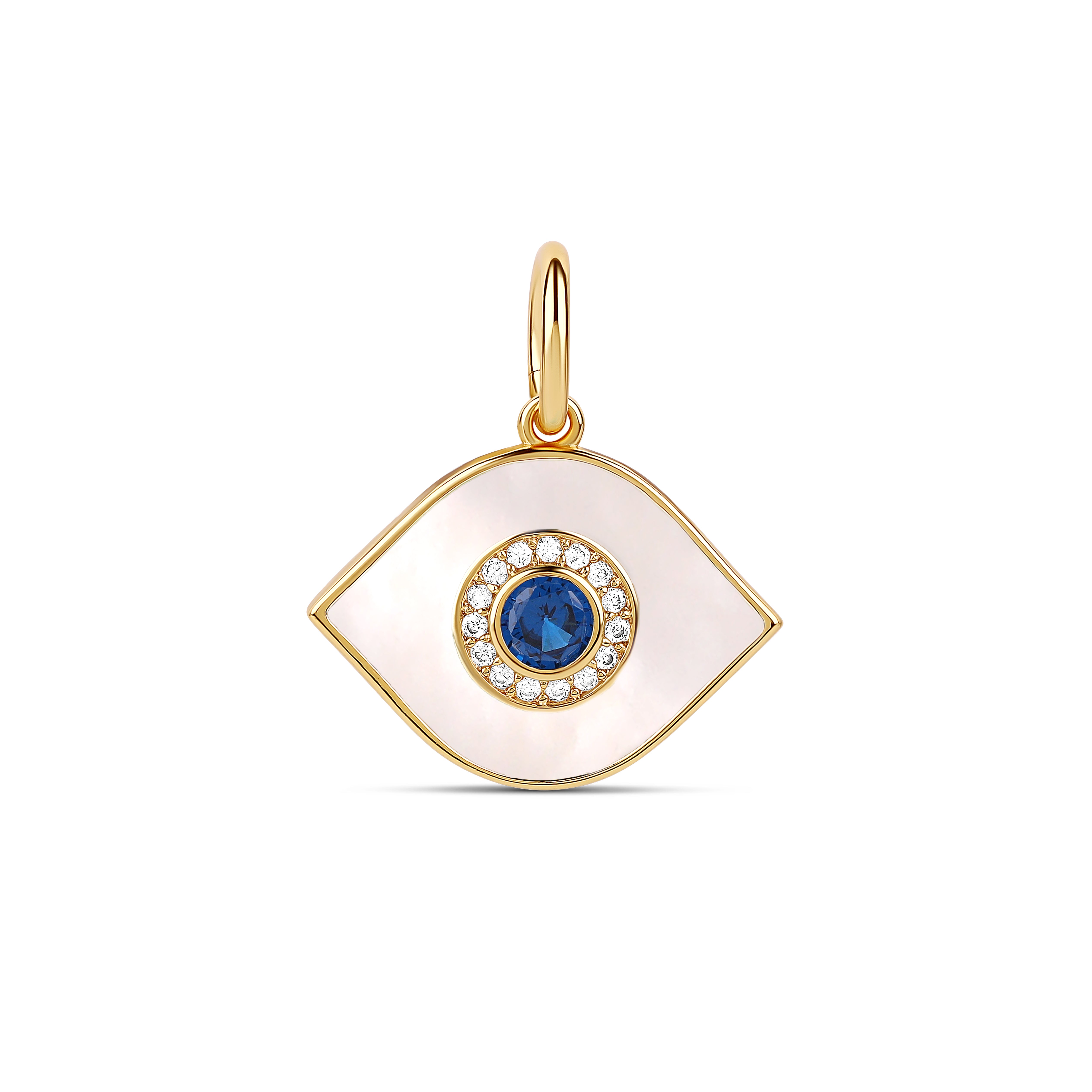 Stone Evil Eye Charm