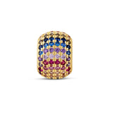 Rainbow Pave Spacer Charm