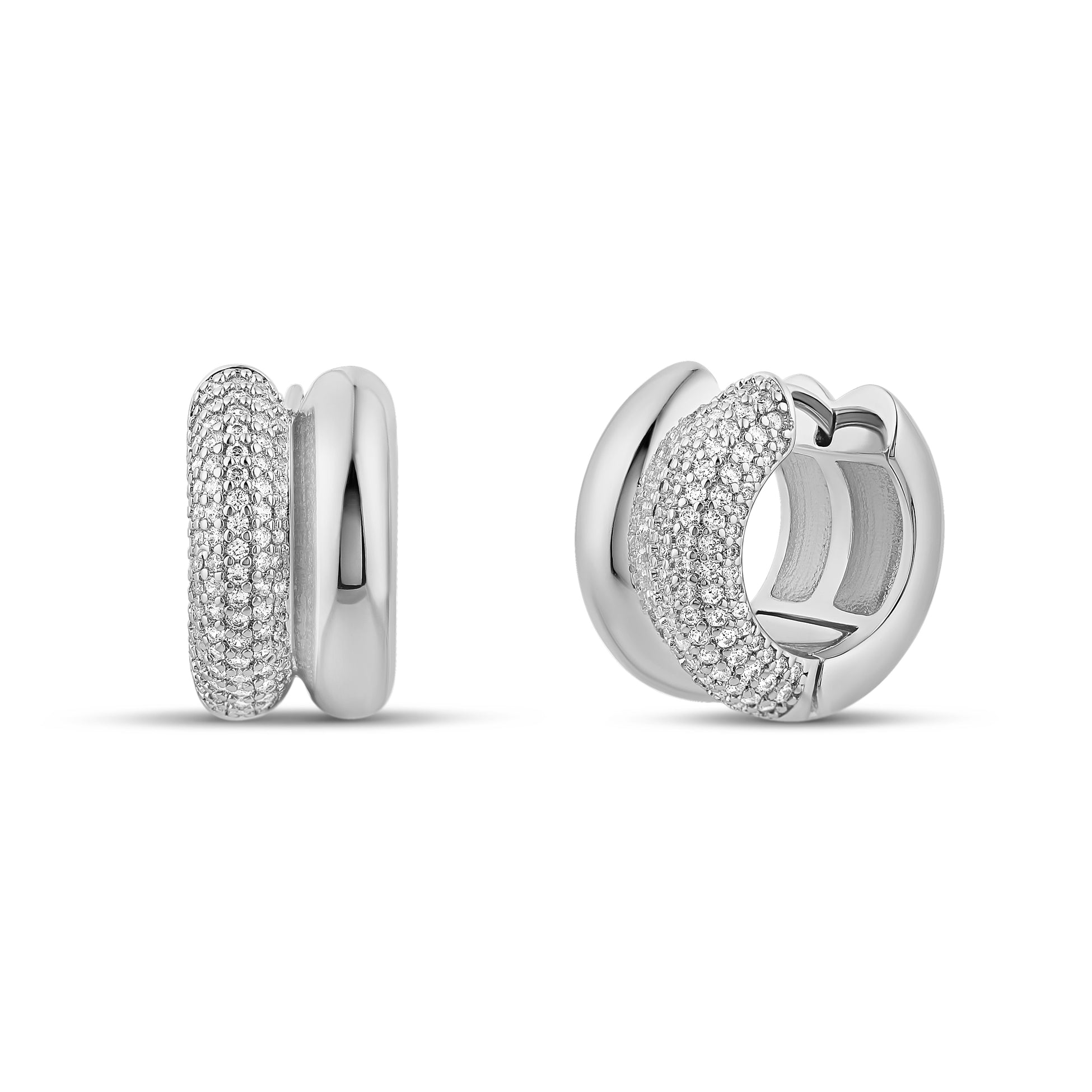 The Tai Multi Row CZ Huggies