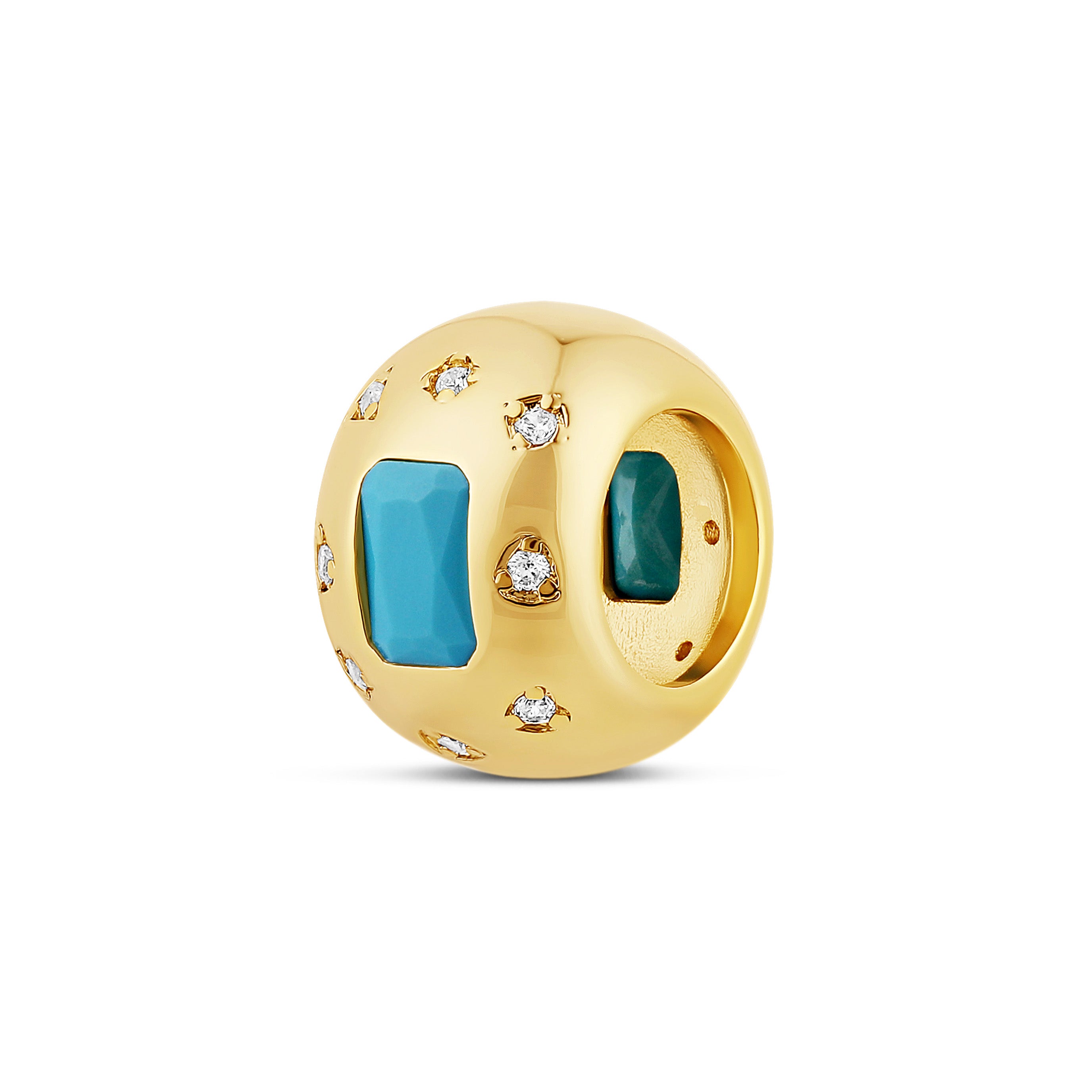 Center Stone Spacer Charm