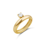 Round Solitaire Band