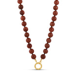 Mocha Push Clasp Necklace