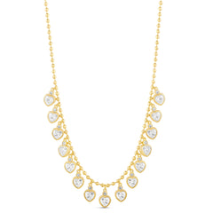 Multi Heart Ball Chain Necklace