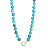 Turquoise Push Clasp Necklace