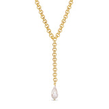 Pearl Cascade Y-Necklace