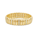 Luxe Tube Baguette Stretchy Bracelet
