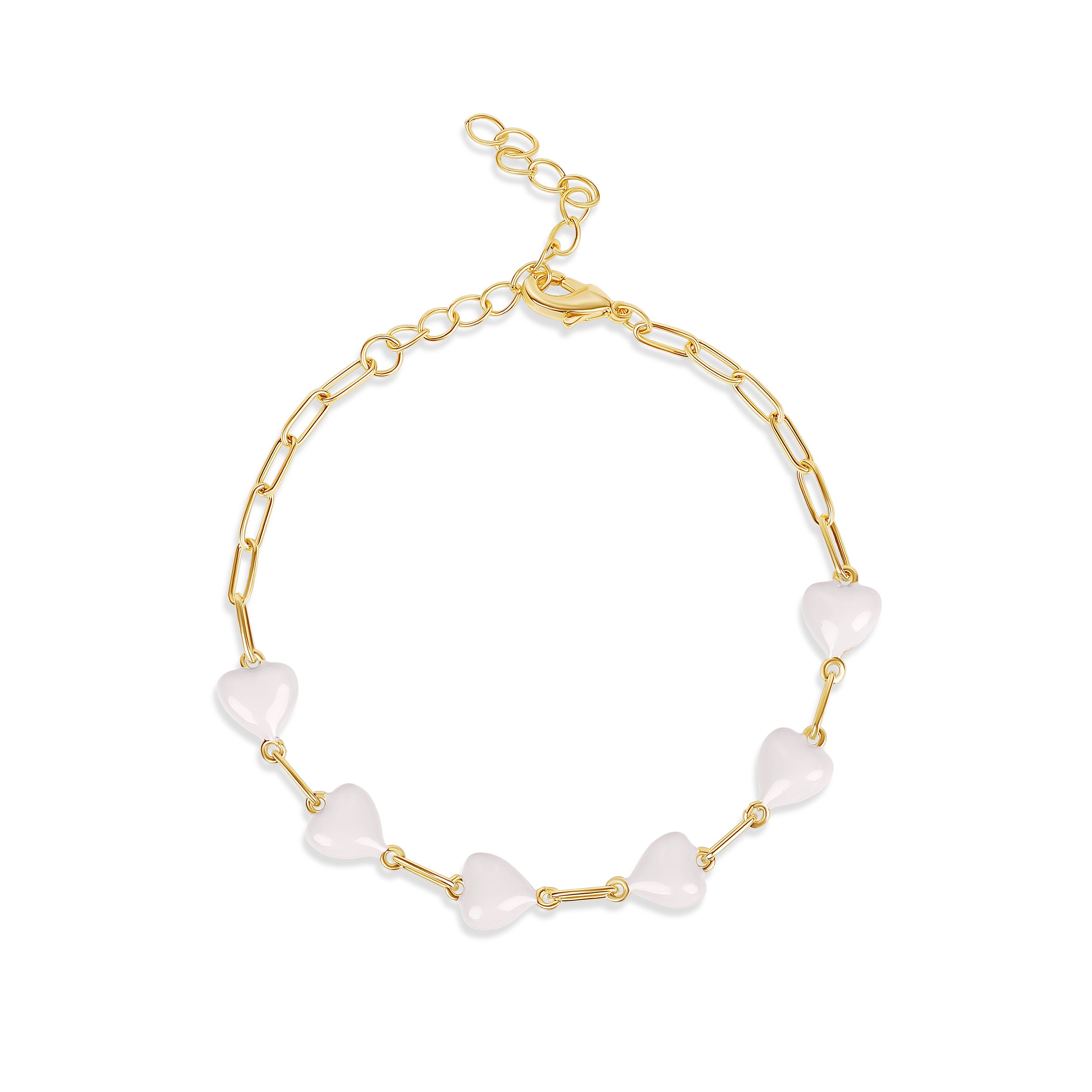 Candy Heart Link Bracelet