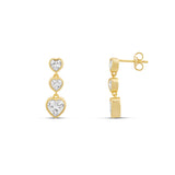 Triple Crush Drop Earrings