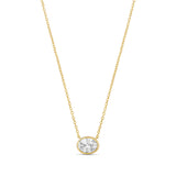 Signature Bezel Shape Necklace