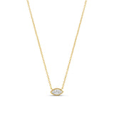 Signature Bezel Shape Necklace
