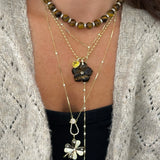 The Pavé Hook Bar Necklace