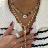 Pearl Cascade Y-Necklace