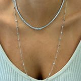 Luxe Graduated Tennis Necklace