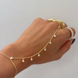 Bezel Fall Hand Chain