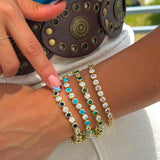 Color Affair Bezel Tennis Bracelet