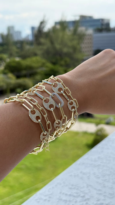 Rope Paperclip Bracelet