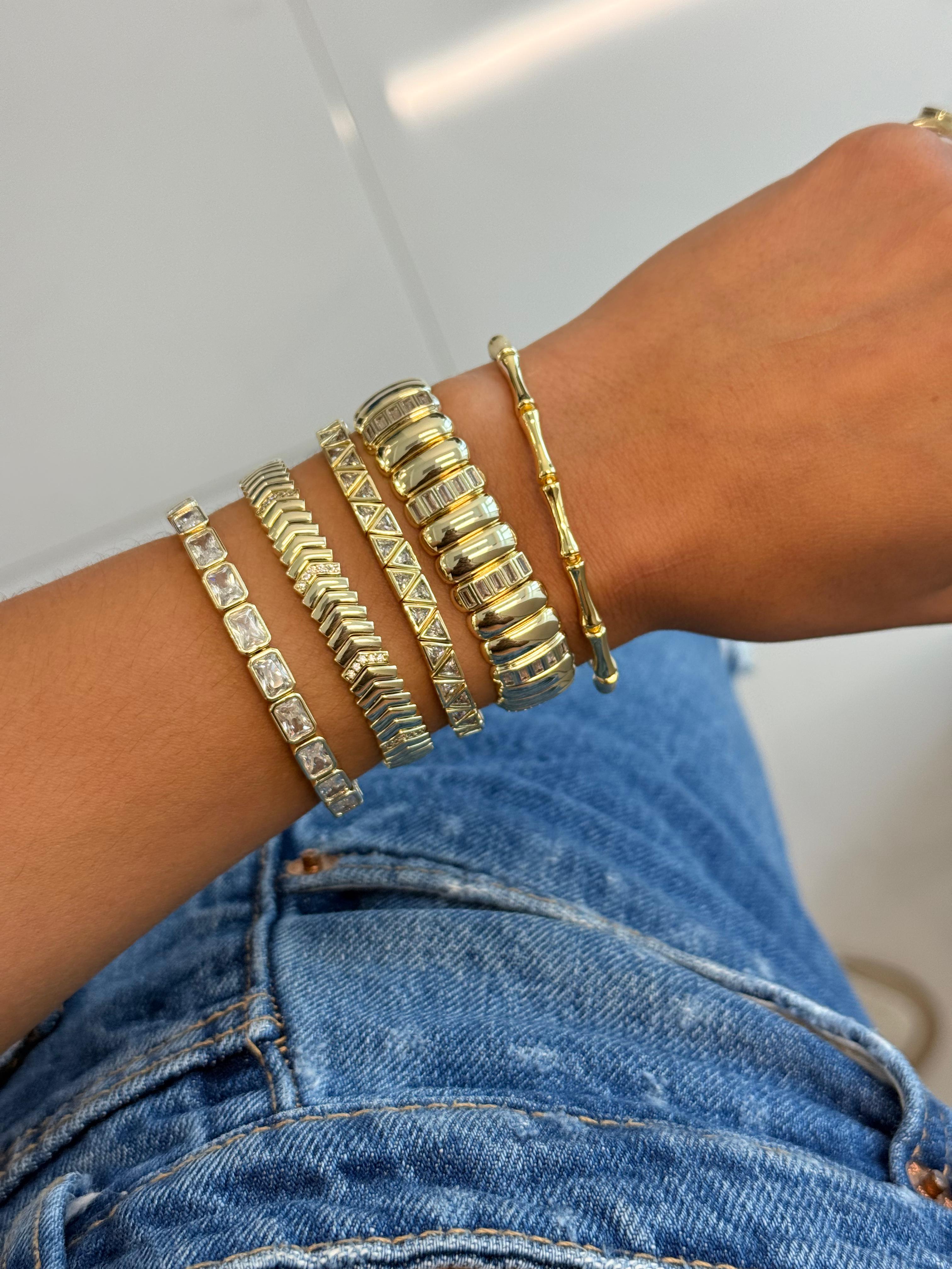 Golden Bamboo Bracelet – JTG Jewelry