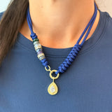 Rope Push Clasp Necklace