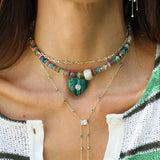 Emerald Tie Lariat