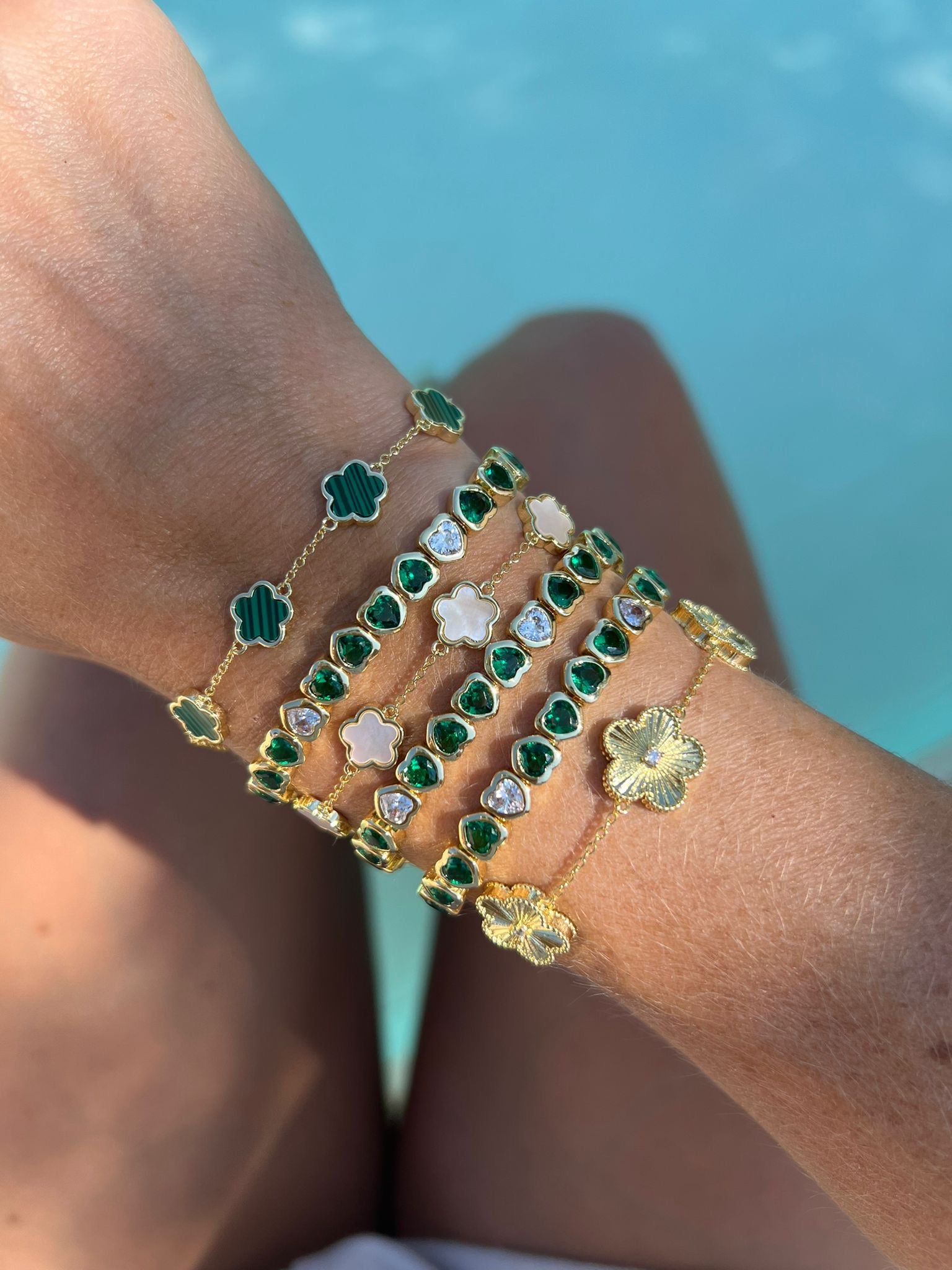 Flower Multi Stone Bracelet – JTG Jewelry