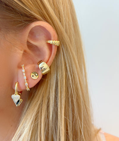 Suspensions Splatter Diamond Earrings