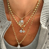Rope Paperclip Necklace
