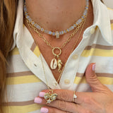Golden Tide Seahorse Charm
