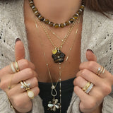 The Tiger Eye Luxe Bead Necklace