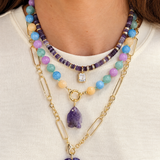 Amethyst Pukka Necklace