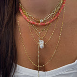 Coral Pukka Necklace