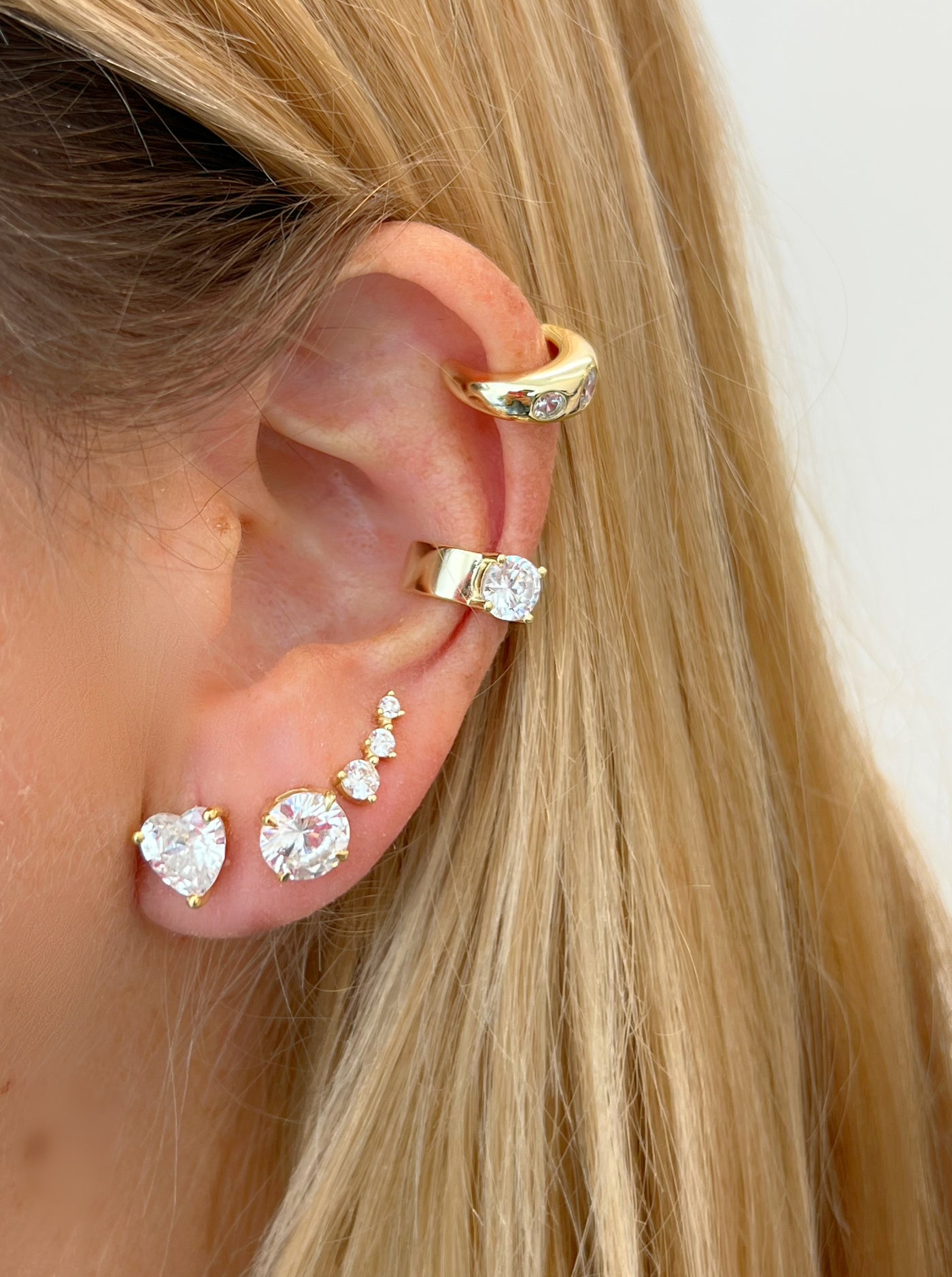 Trio Diamond Ear Cuff