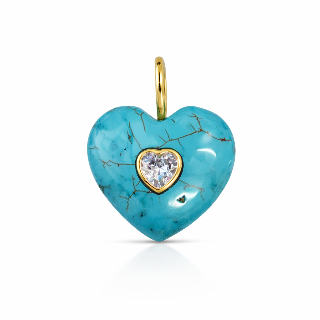 Heart Gem Charm
