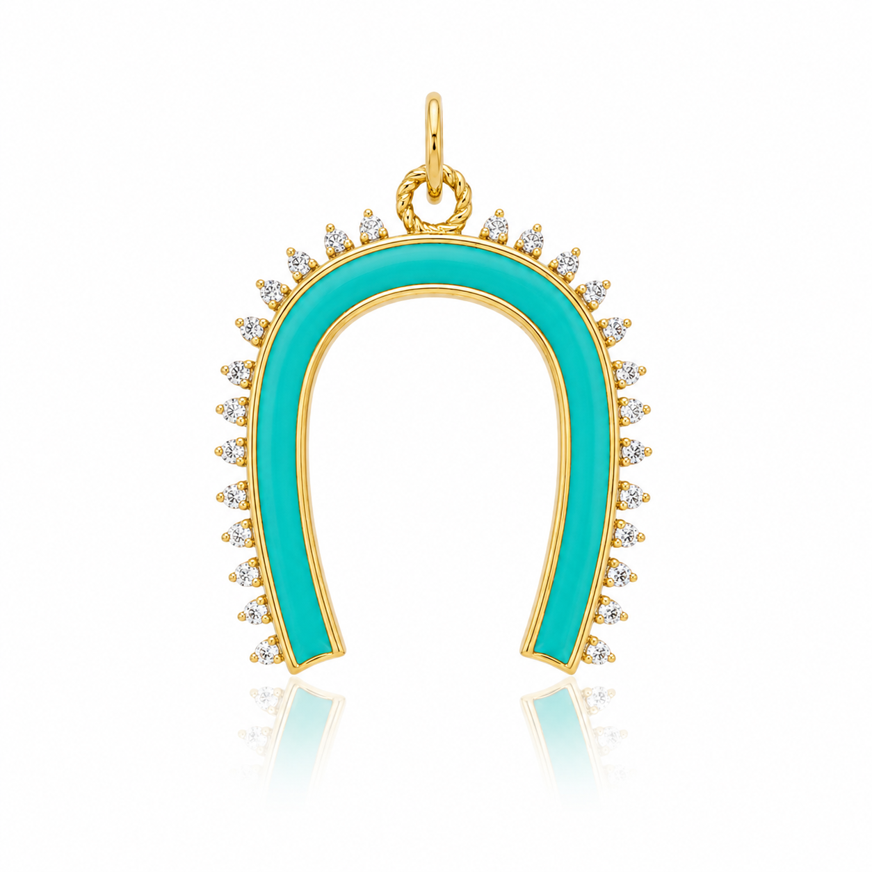Shine Horseshoe Charm