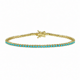 Color Thin Tennis Bracelet
